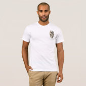 Golden Winged Skull - 3 T-shirt (Voorkant volledig)