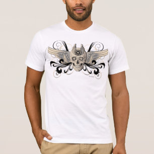 Golden Winged Skull - 4 T-shirt