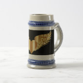 Golden Wings 22 oz Stein Bierpul (Voorkant rechts)