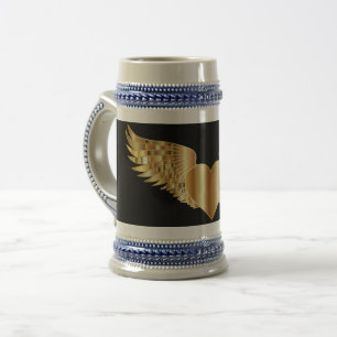Golden Wings 22 oz Stein Bierpul