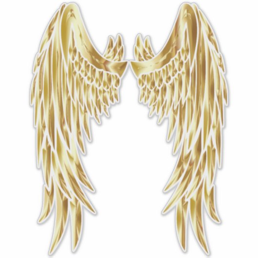 Golden Wings Sticker (Voorkant)
