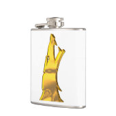 Golden Wolf Head flacon enveloppé blanc (Gauche)