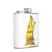 Golden Wolf Head flacon enveloppé blanc (Droite)