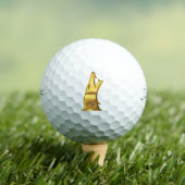 Golden Wolf Head Titleist Pro V1 balles de golf 3  (T-shirt Insitu)