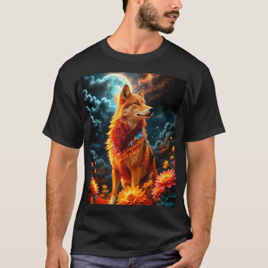 Golden Wolf T-shirt (Voorkant)