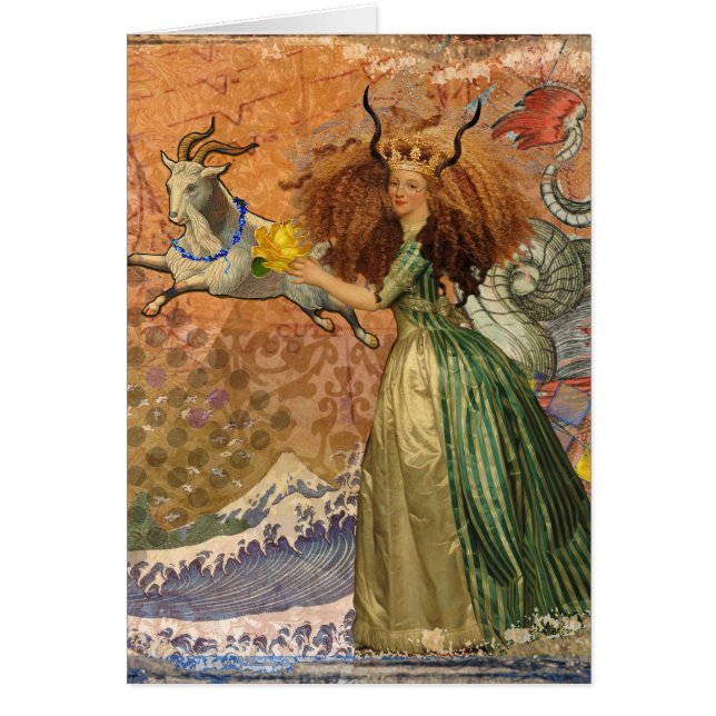  Golden Woman Capricorn Gothic Whimsical (Voorkant)