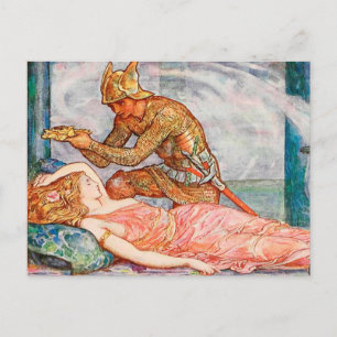 Golden Wreath voor de Fairy Princess of Dawn Briefkaart