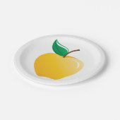 Golden Yellow Apple Papieren Bordje (Gekanteld)