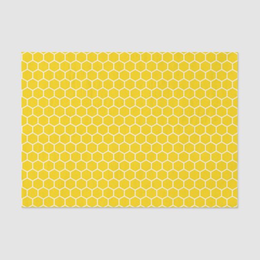Golden Yellow Honeycomb-weefselpapier Tissuepapier (Voorkant)