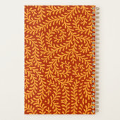 Golden Yellow Leafy Vine Pattern  (Dos)