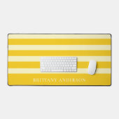 Golden Yellow & Pastel Yellow Stripes Nom du Motif (Clavier et souris)