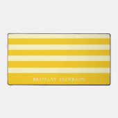 Golden Yellow & Pastel Yellow Stripes Nom du Motif (Recto)