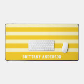 Golden Yellow & Pastel Yellow Stripes Nom du Motif (Clavier et souris)