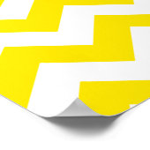 Golden Yellow Safari Chevron Poster (Hoek)