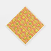 Golden Yellow Triangle Pattern Servet (Hoek)