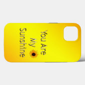 Golden You Are My Sunshine, iPhone 13 Coque (Verso (horizontal))