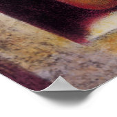 Golden Zen méditation Bouddha Poster d'art spiritu (Coin)