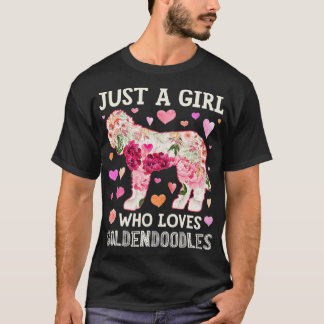 Goldendoedel is gewoon een meisje dat van Dog Flow T-shirt