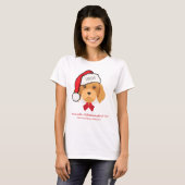 Goldendoedle Kerstmis T-Shirt (Voorkant volledig)