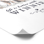 Goldendoedle Life is beter met de aangepaste benam Poster (Hoek)