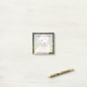 Goldendoedle Puppy Sits in Grass Post-it® Notes (Op bureau)
