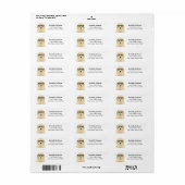 Goldendoedle Return Address Labels (Full Sheet)