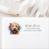 Goldendoedle Return Address Labels (Insitu)