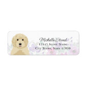 Goldendoedle Return Address Labels (Voorkant)