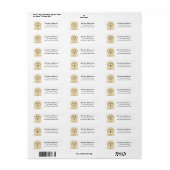 Goldendoedle Return Address Labels (Full Sheet)
