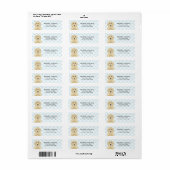 Goldendoedle Return Address Labels (Full Sheet)