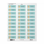 Goldendoedle Return Address Labels