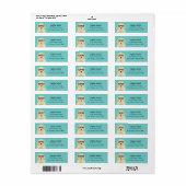 Goldendoedle Return Address Labels (Full Sheet)