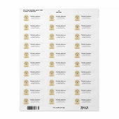Goldendoedle Return Address Labels (Full Sheet)