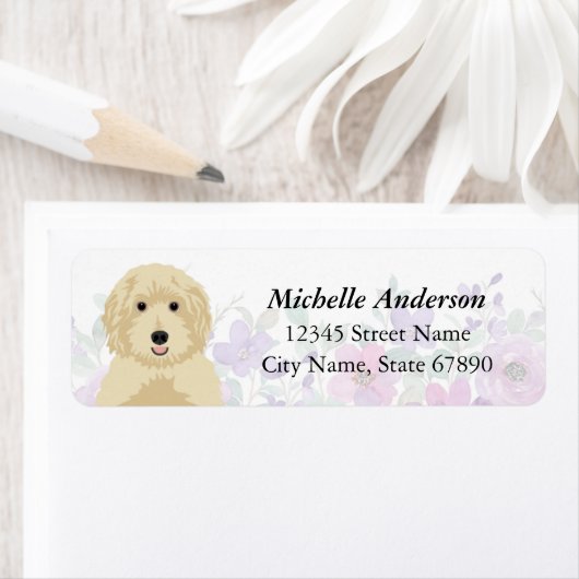 Goldendoedle Return Address Labels (Insitu)