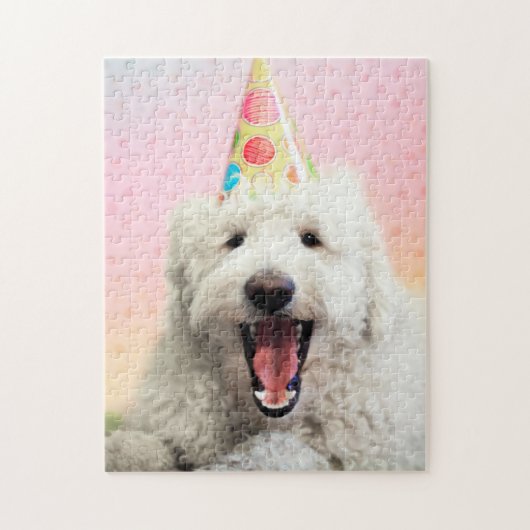 Goldendoele met Pet Legpuzzel (Verticaal)