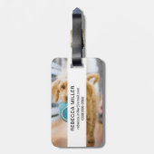 Goldendole Carrying Dinner Bowl Bagagelabel (Achterkant verticaal)