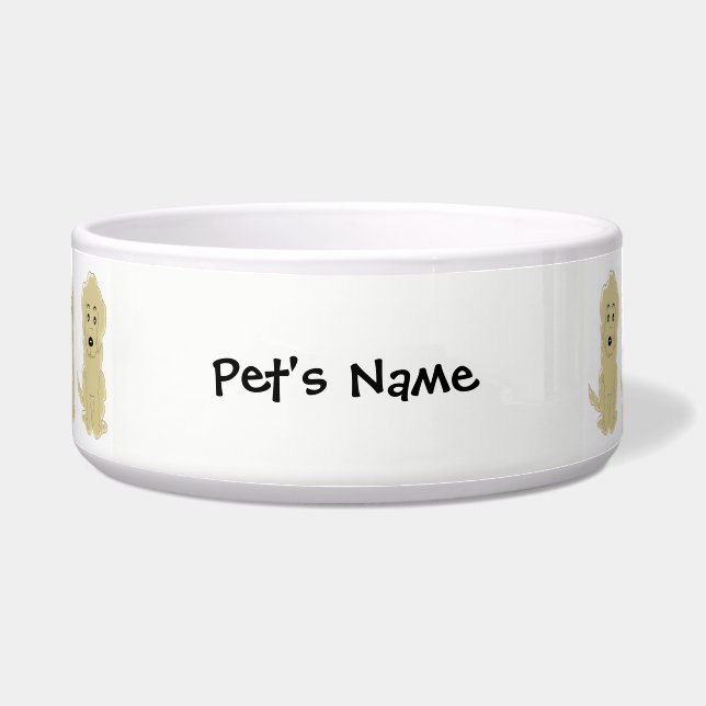 Goldendole Dog Design Voerbakje (Voorkant)