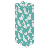 Goldendole Dog Puppy Labradoodle Wijn Cadeautas (Achterkant Gekanteld)