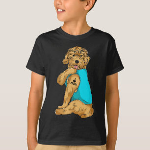 Goldendole I Love Mam Tattoo Apparel, Dog Mam Gi T-shirt
