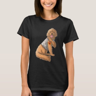 Goldendole I Love Mam Tattoo Dog Funny Moeders T-shirt