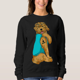 Goldendole I Love Mam Tattoo Dog Moederdag 3 Trui
