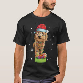Goldendole kerstkerstman Funny Dog Lover Gift T-shirt