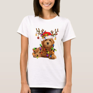 Goldendole kerstpas render kerstmis t-shirt
