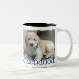 Goldendole Lovers Gifts Tweekleurige Koffiemok