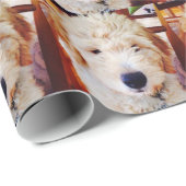 Goldendole Puppy Cadeaupapier (Rol Hoek)