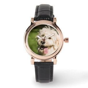Goldendole Puppy Panting Horloge