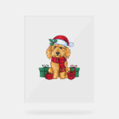 Goldendoodle Chien Fête de Noël Père Noël Chien X (Recto)