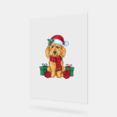 Goldendoodle Chien Fête de Noël Père Noël Chien X (Angle)