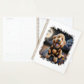 Goldendoodle Chien Halloween (Devant avec enveloppe)