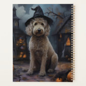 Goldendoodle Citrouilles Halloween Effrayant (Dos)